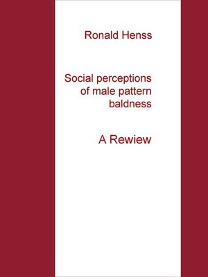 cover image of Social perceptions of male pattern baldness